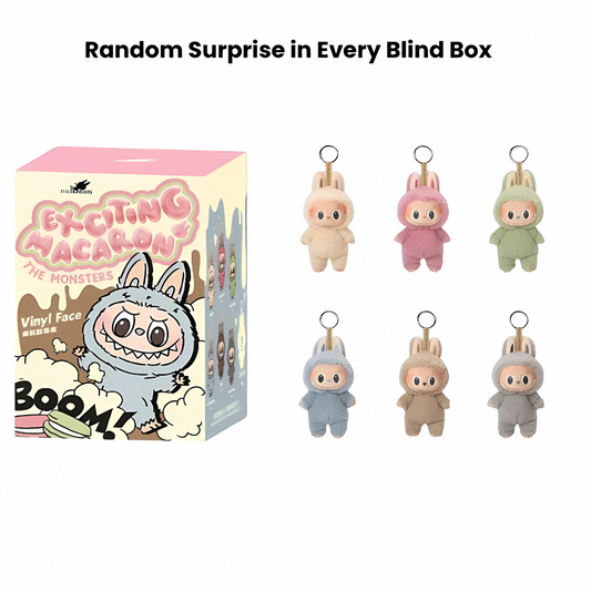 Labubu Tasty Macaron Vinyl Plush ( Multicolor )