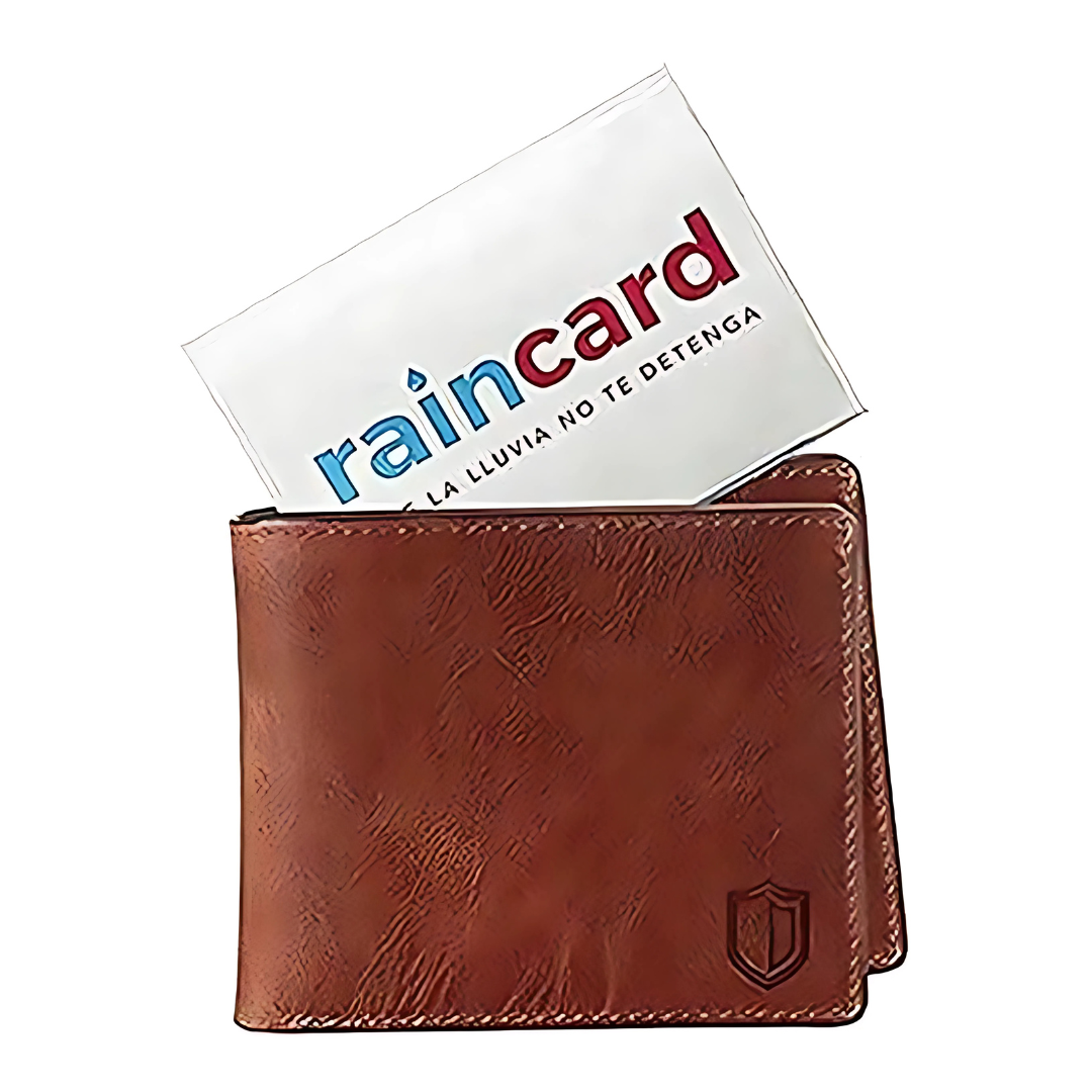 FULLY Reusable Wallet Rain Card – Pocket Raincoat for Adults