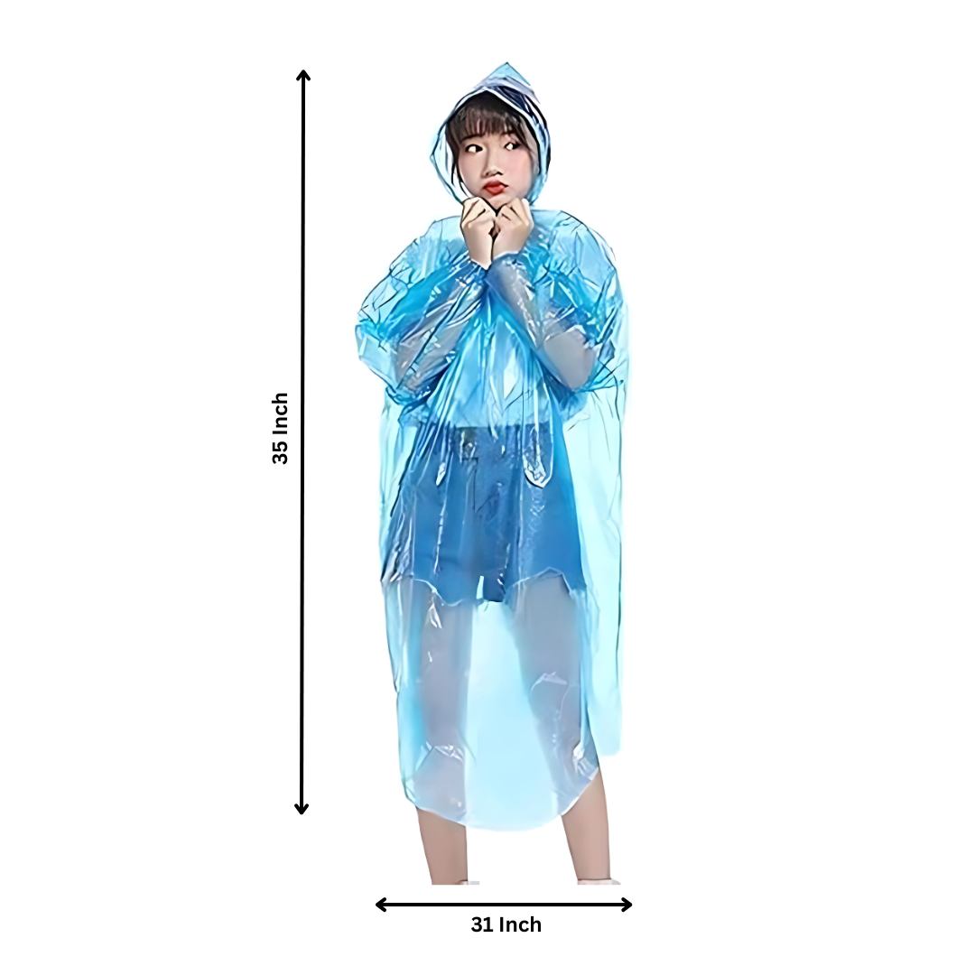 FULLY Reusable Wallet Rain Card – Pocket Raincoat for Adults