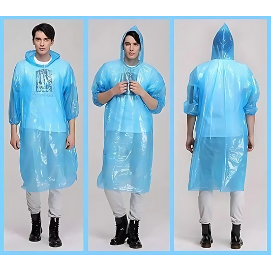 FULLY Reusable Wallet Rain Card – Pocket Raincoat for Adults