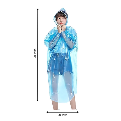 FULLY Reusable Wallet Rain Card – Pocket Raincoat for Adults