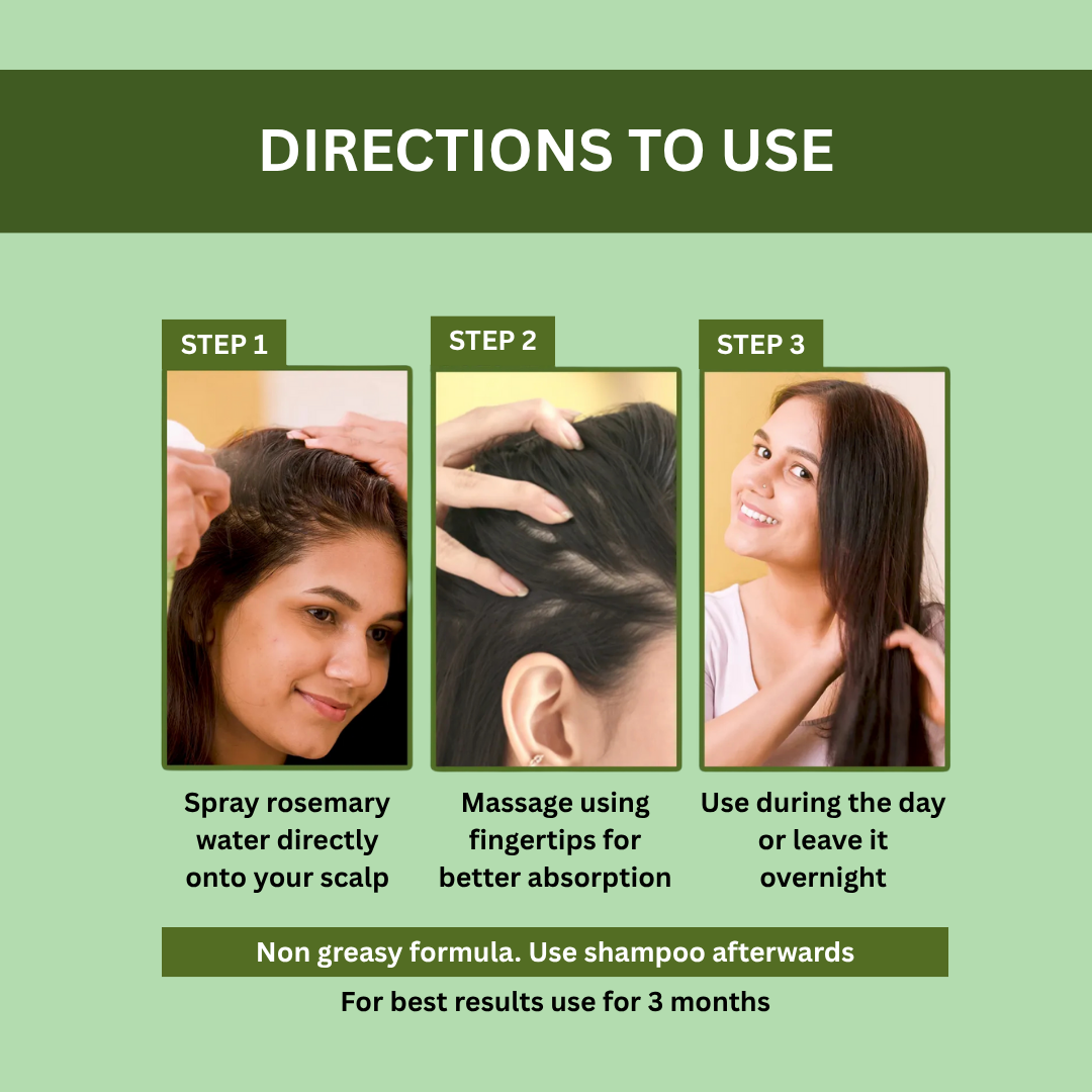 Rosemary Hair Regrowth Spray 100ml – Buy 1 Get 2 FREE!