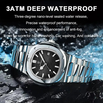 Poedagar Premium Stainless Steel Watach
